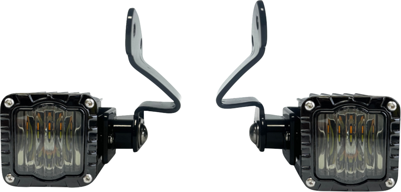 Custom Dynamics Shark Demon Smoke Front Turn Signals 2023-2025 Harley Road Glide