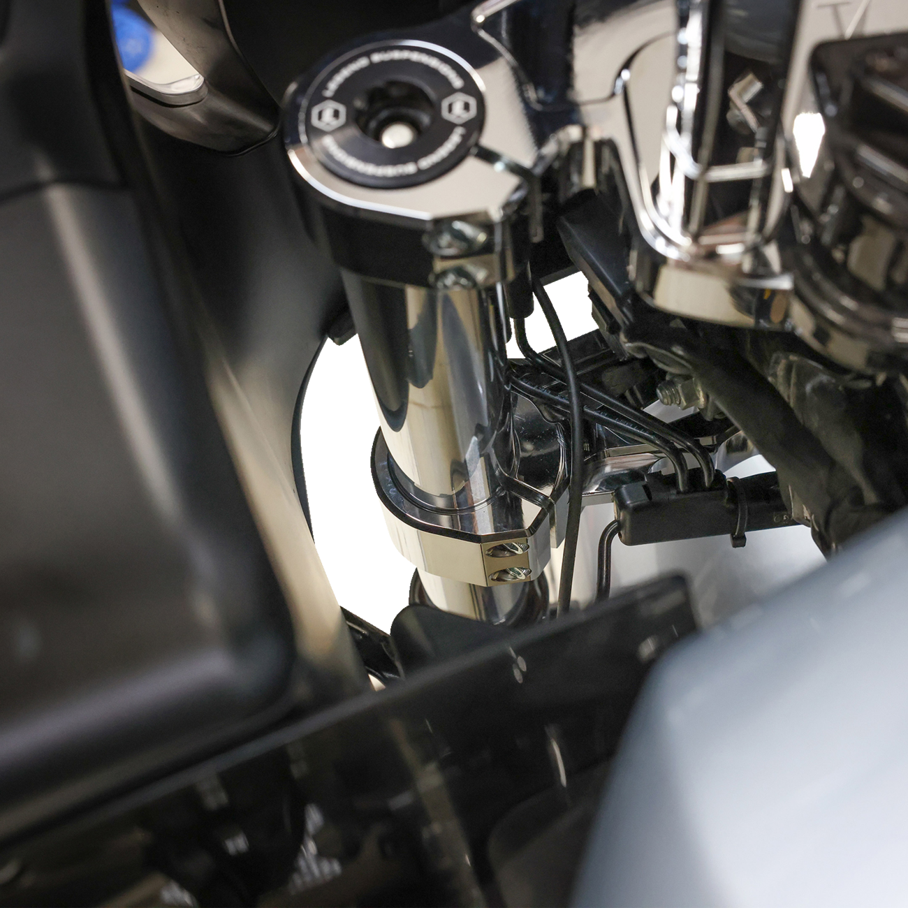 Thrashin Supply Chrome Bottom Triple Tree fits 2024 Harley Road Glide FLTRX