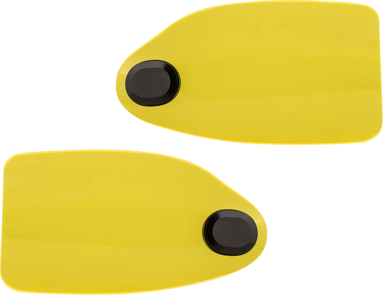 Klock Werks Flare Yellow Ice Hand Guards for 2002-2025 Harley Hydraulic Clutch