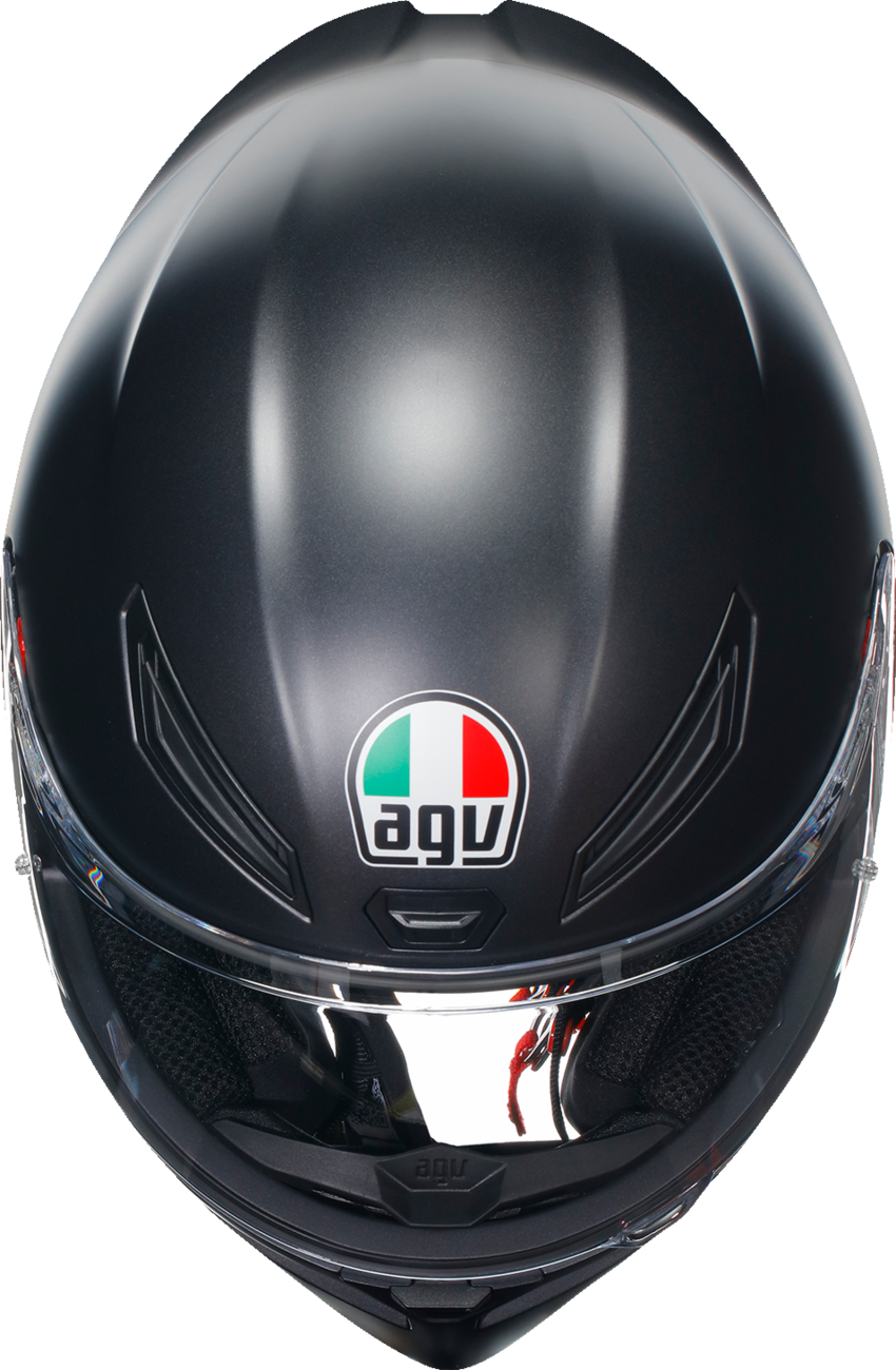 AGV K1 S Solid Matte Black Unisex Adult Motorcycle Street Full Face Helmet