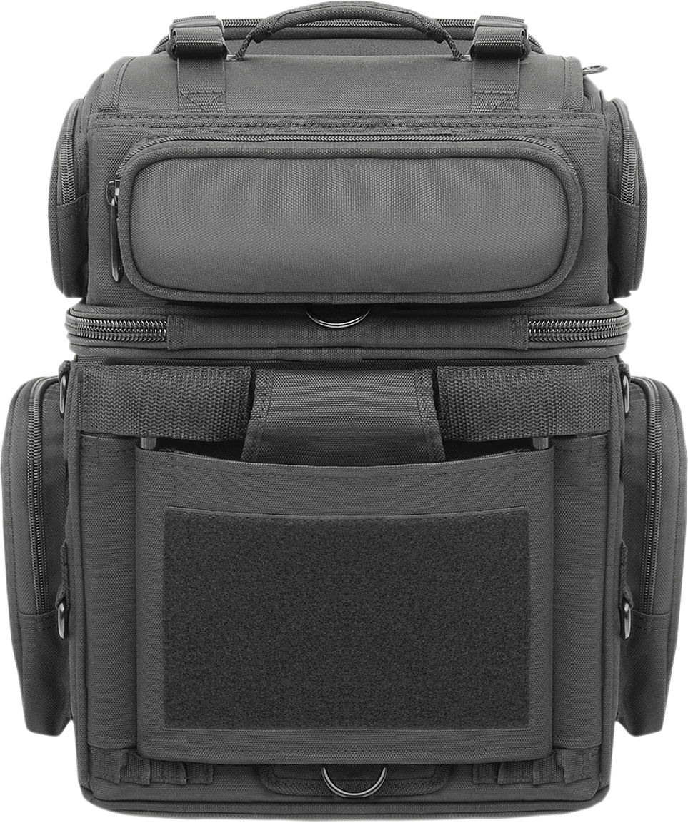 Saddlemen Black BR1800 Tactical Rear Sissy bar Bag Luggage for Harley Davidson