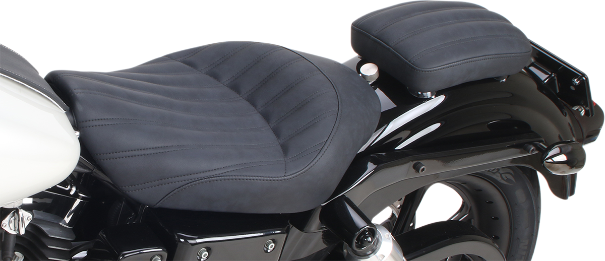 Saddlemen 7" Knuckle Detachable Rear Gel Pillion Pad Seat for Harley Davidson