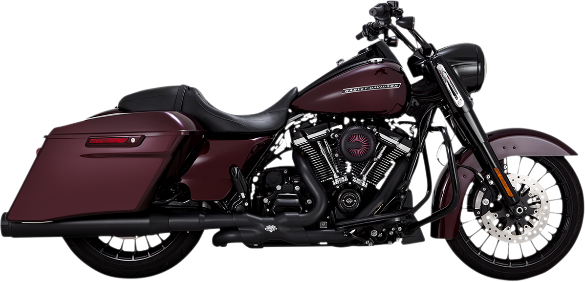 Vance & Hines Black Torquer 450 Slip on Mufflers 2017-2024 Harley Touring FLHX
