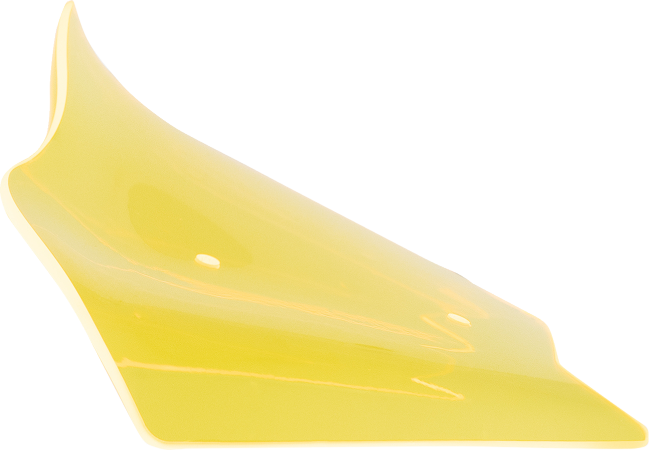 Klock Werks Kolor Flare 8" Yellow Ice Windshield for 2023-25 Harley Street Glide