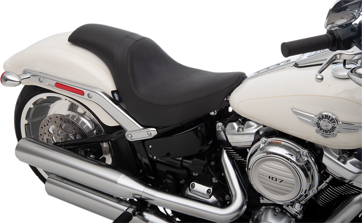 Drag Specialties Smooth Predator Seat for 2018-2023 for Harley Softail Fat Boy