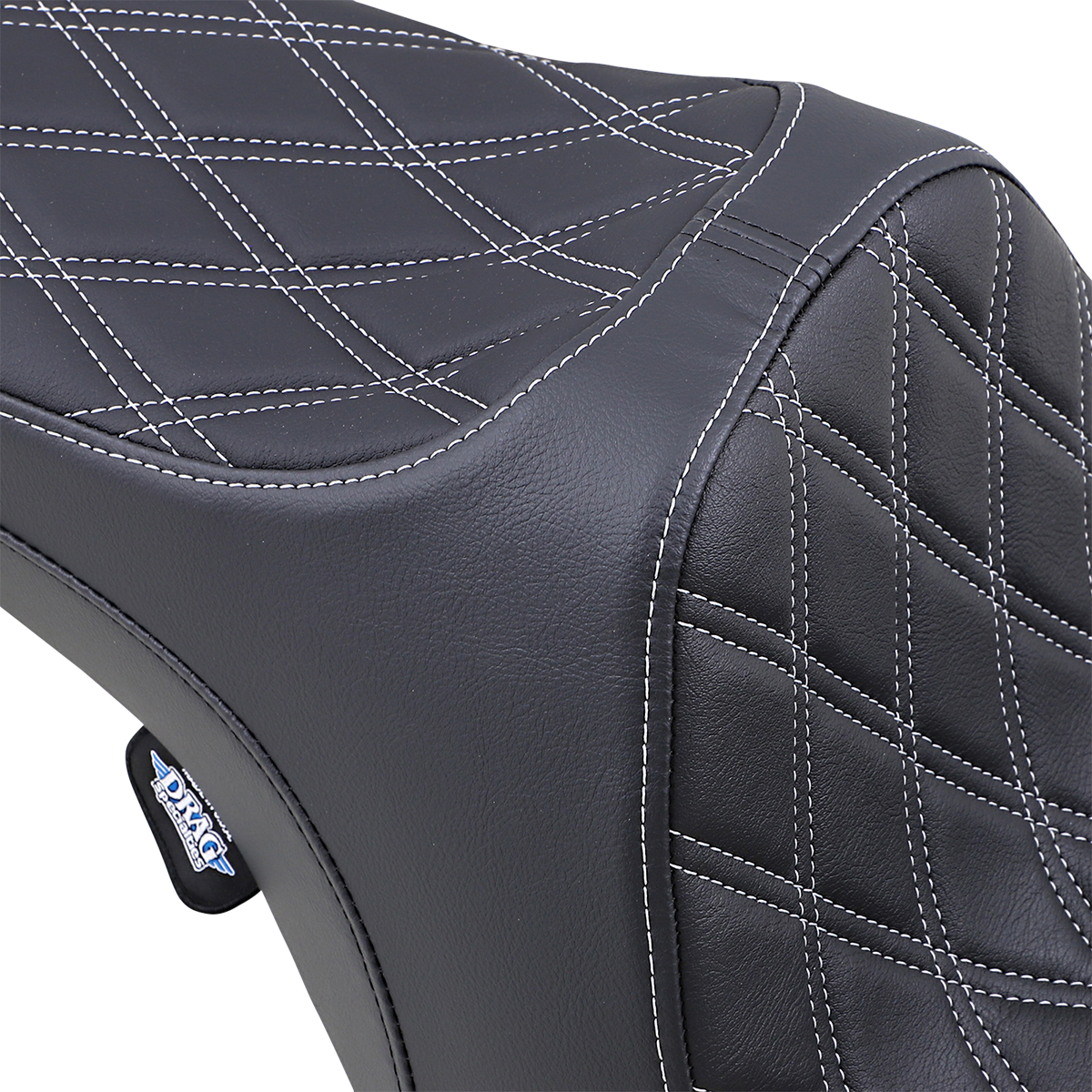 Drag Specialties Diamond Stitch Predator III Seat fits 1997-2007 Harley Touring