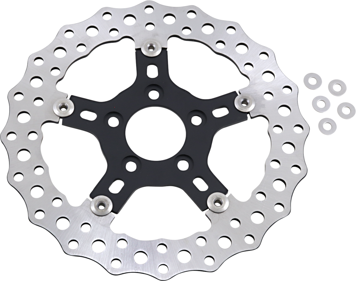 Arlen Ness Jagged 11.5" Front Rear Brake Rotor 2000-2017 Harley Dyna Softail