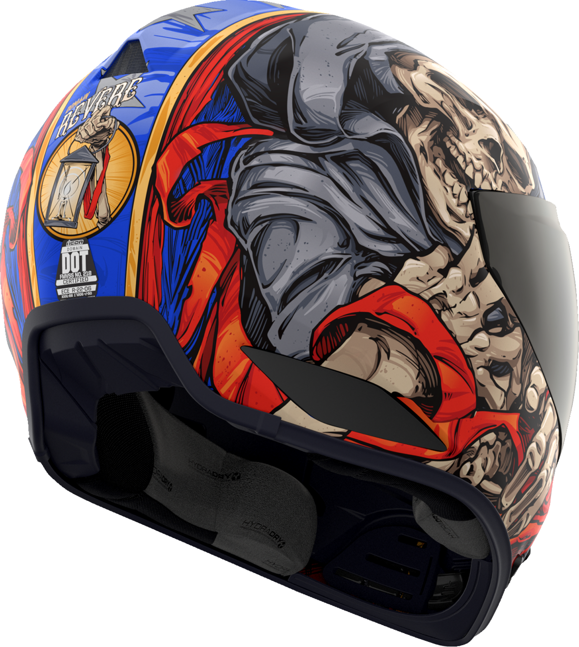 Icon Domain Revere Glory Unisex Adult Motorcycle Street Race Full Face Helmet