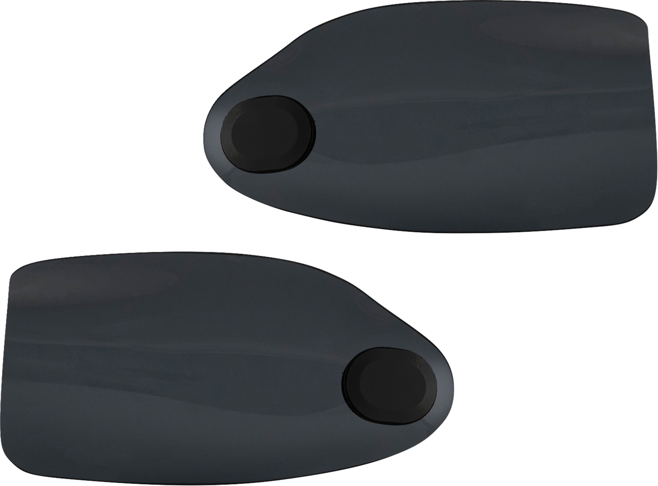Klock Werks Flare Dark Smoke Hand Guards fits 2002-2025 Harley Hydraulic Clutch