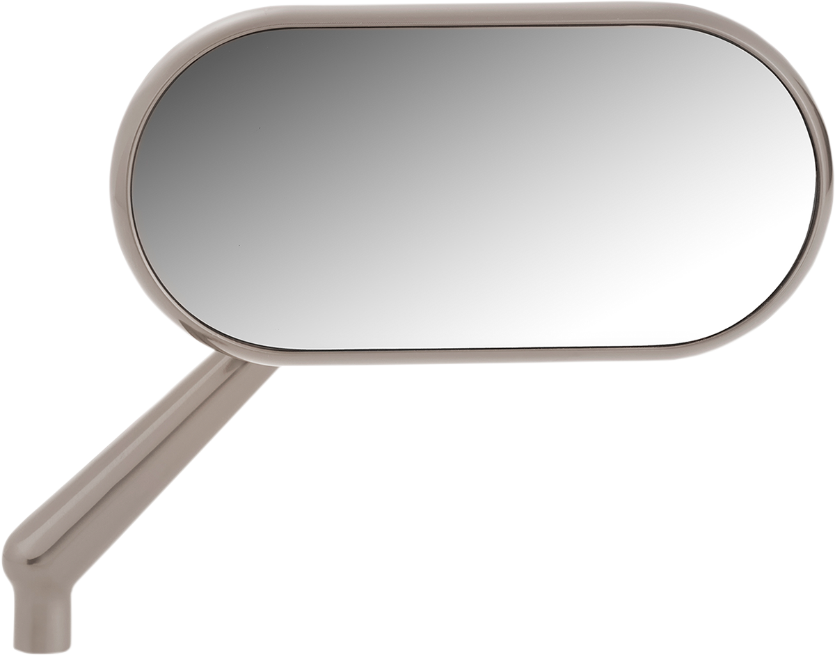 Arlen Ness Titanium Oval Right Side Universal Motorcycle Handlebar Mirror