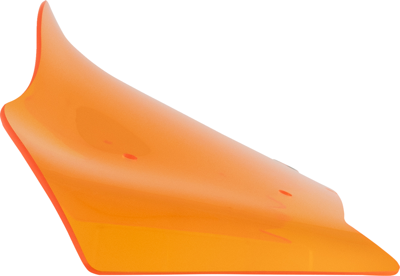 Klock Werks Kolor Flare 8" Orange Windshield fits 2023-2025 Harley Street Glide