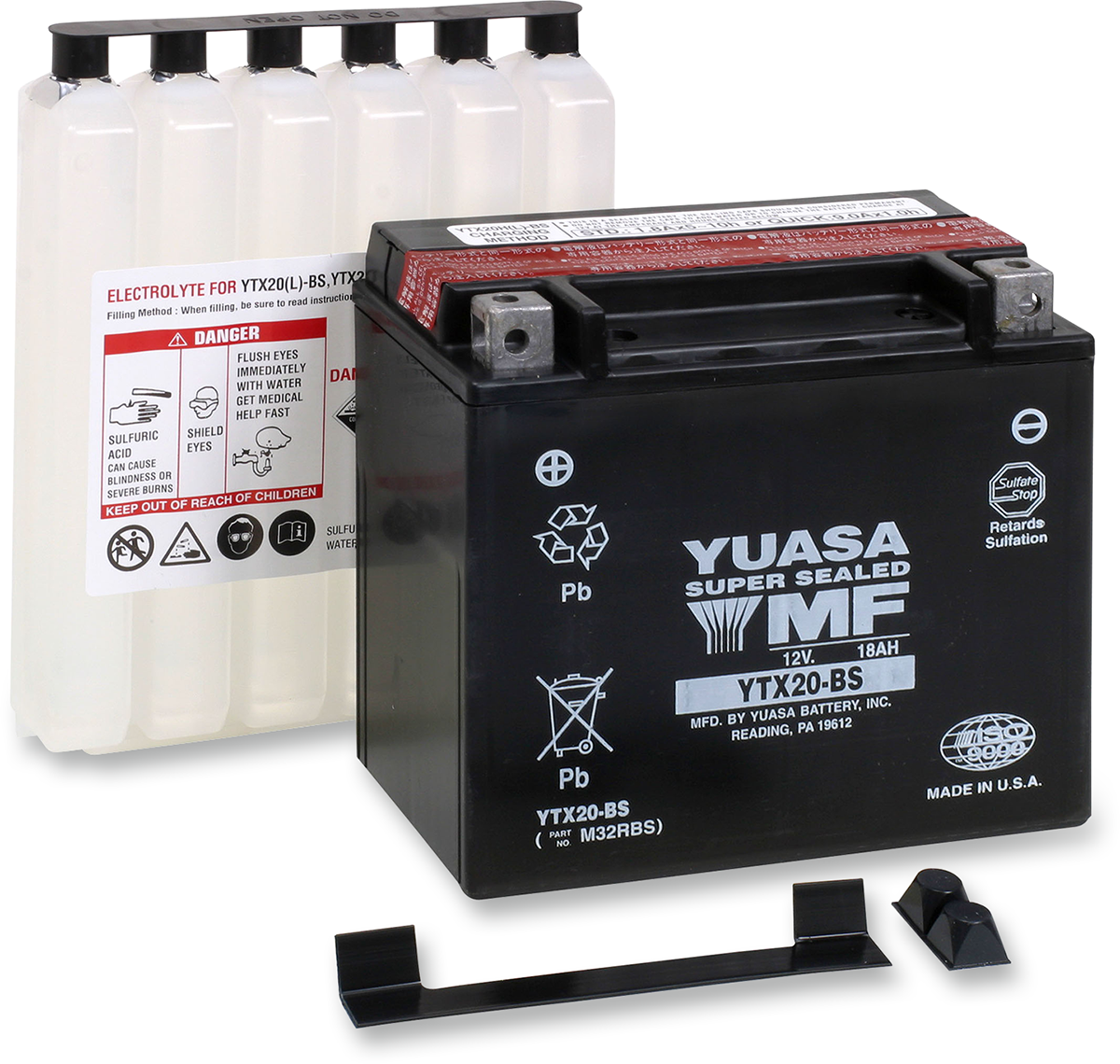 Yuasa 12v Replacement Battery 1973-2023 Harley Softail Sportster Honda Ducati