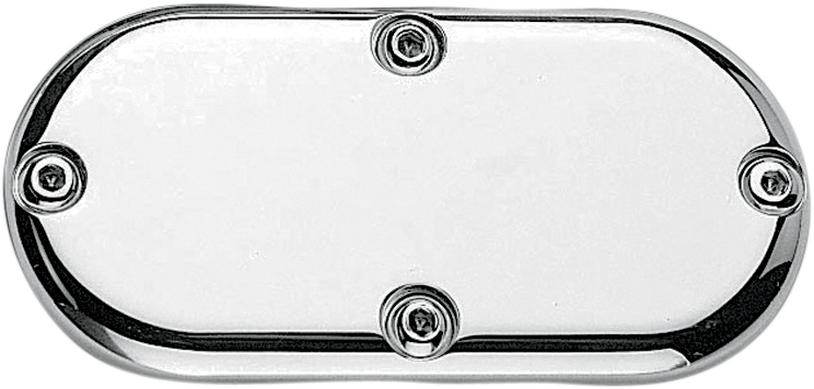 Pro One Chrome Smooth Billet Inspection Cover for 1980-2006 Harley Softail Dyna