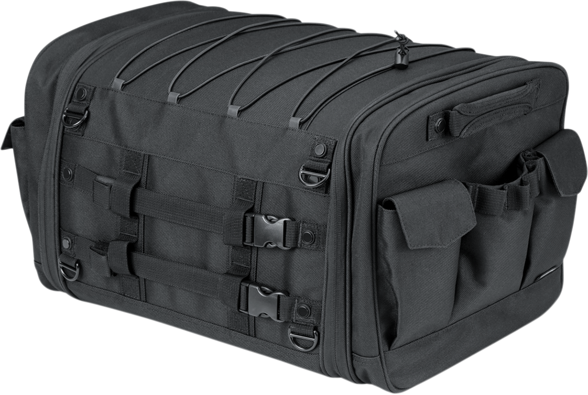 Kuryakyn Momentum Drifter Universal Motorcycle Rear Tail Bag Luggage Harley