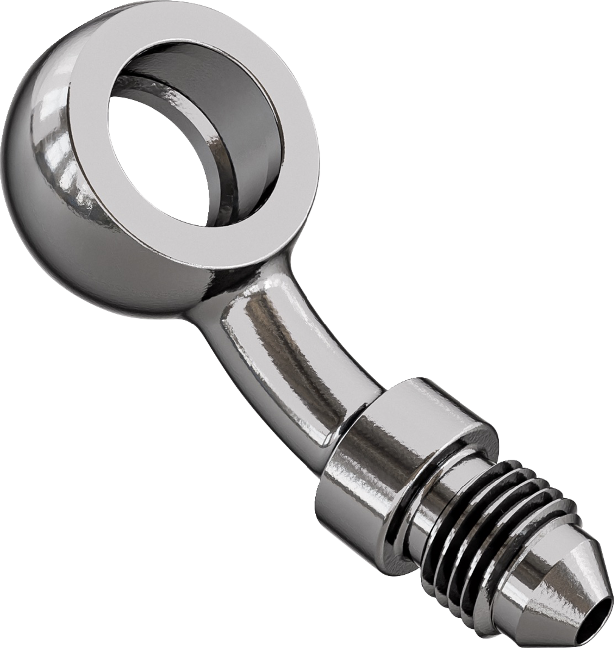 Goodridge Universal Steel 35° 12mm Brake Line Banjo Adapter Fitting for Harley