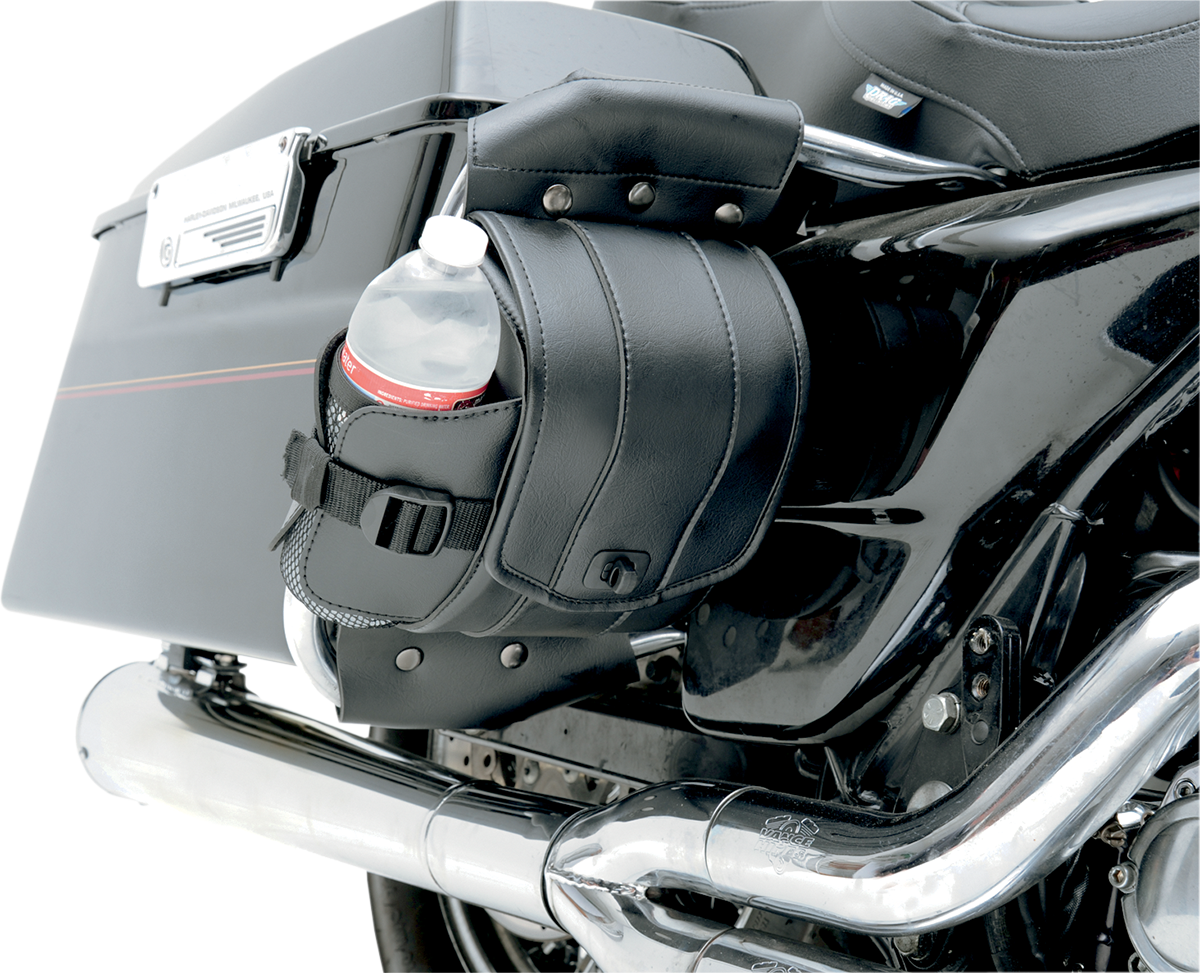 Saddlemen Twist Lock Saddlebag Pouches Drink Cup Holder 1984-2022 Harley Touring