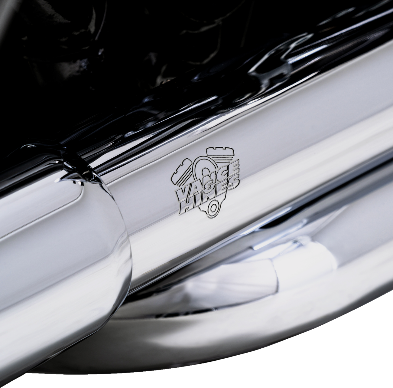 Vance & Hines Dresser Duals Chrome Header System for 2017-24 Harley Touring M8