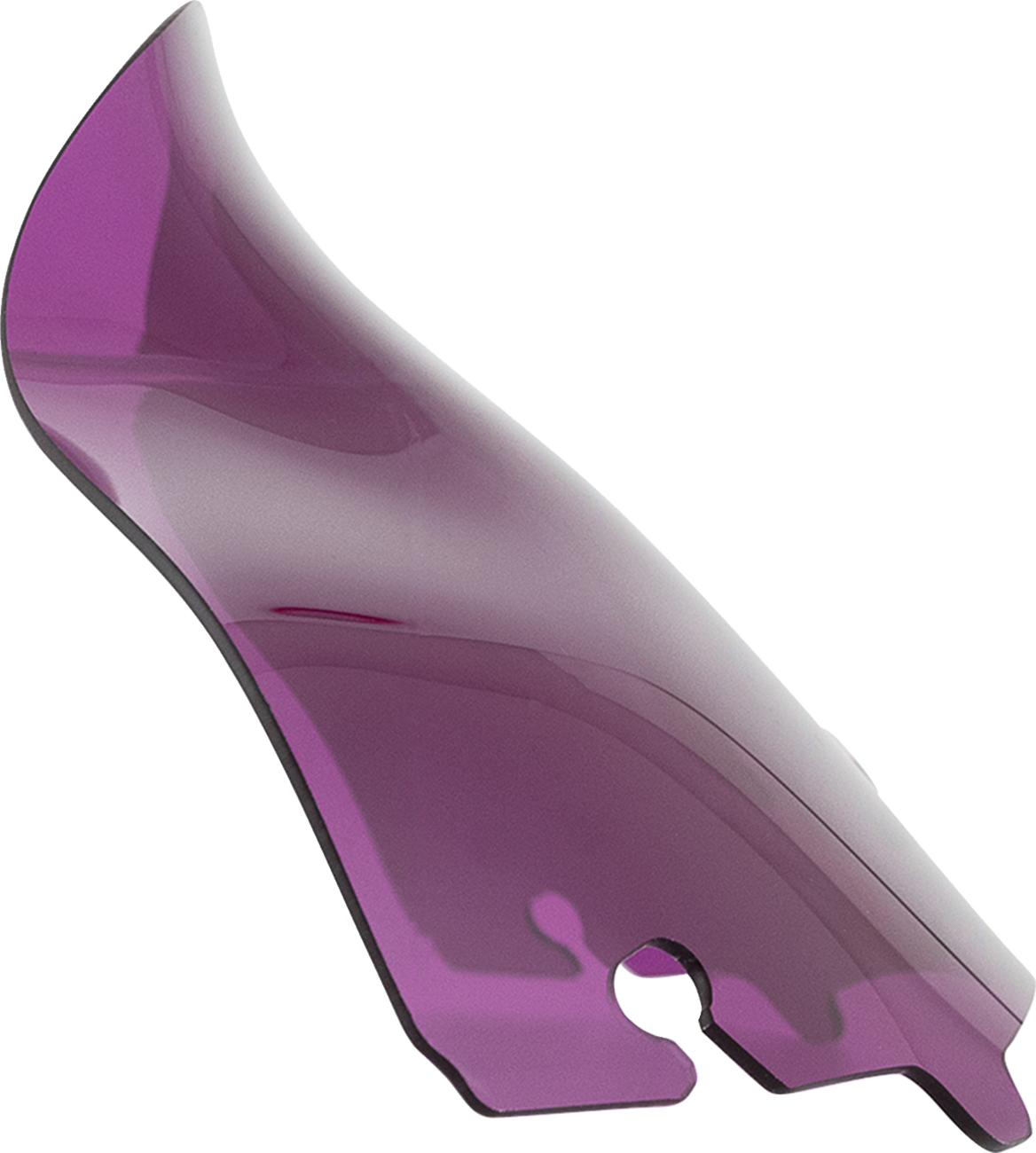 Klock Werks Kolor Flare 6.5" Purple Windshield for 2014-2023 Harley Touring FLHT
