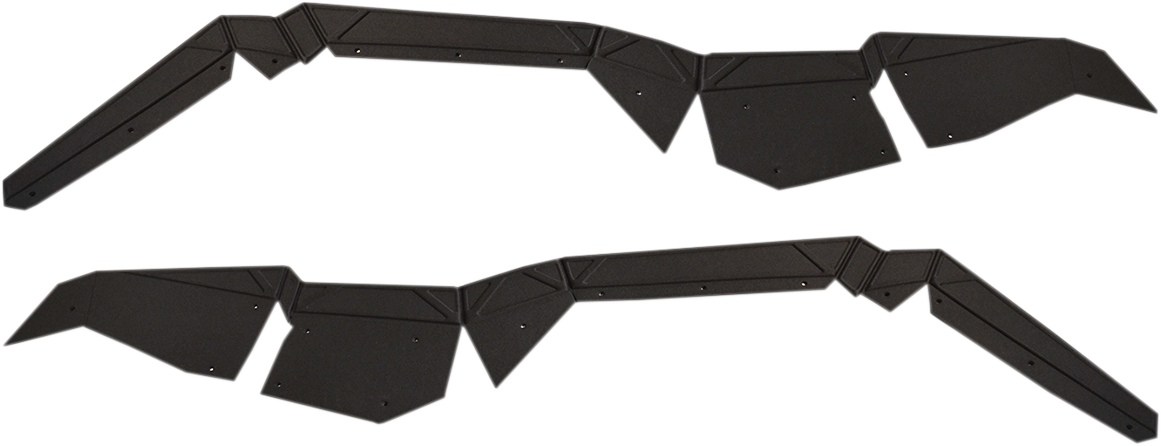 Powermadd Black UTV Side by Side Rear Fender Flare Extension 2009-14 Polaris RZR