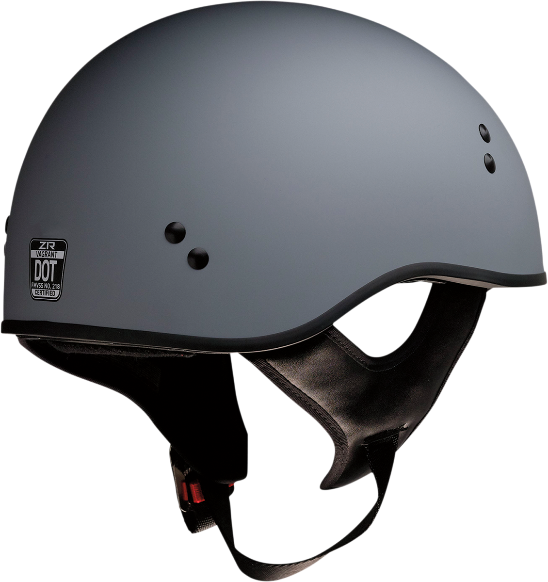 Z1R Vagrant Primer Gray Unisex Adult Motorcycle Riding Street Half Helmet