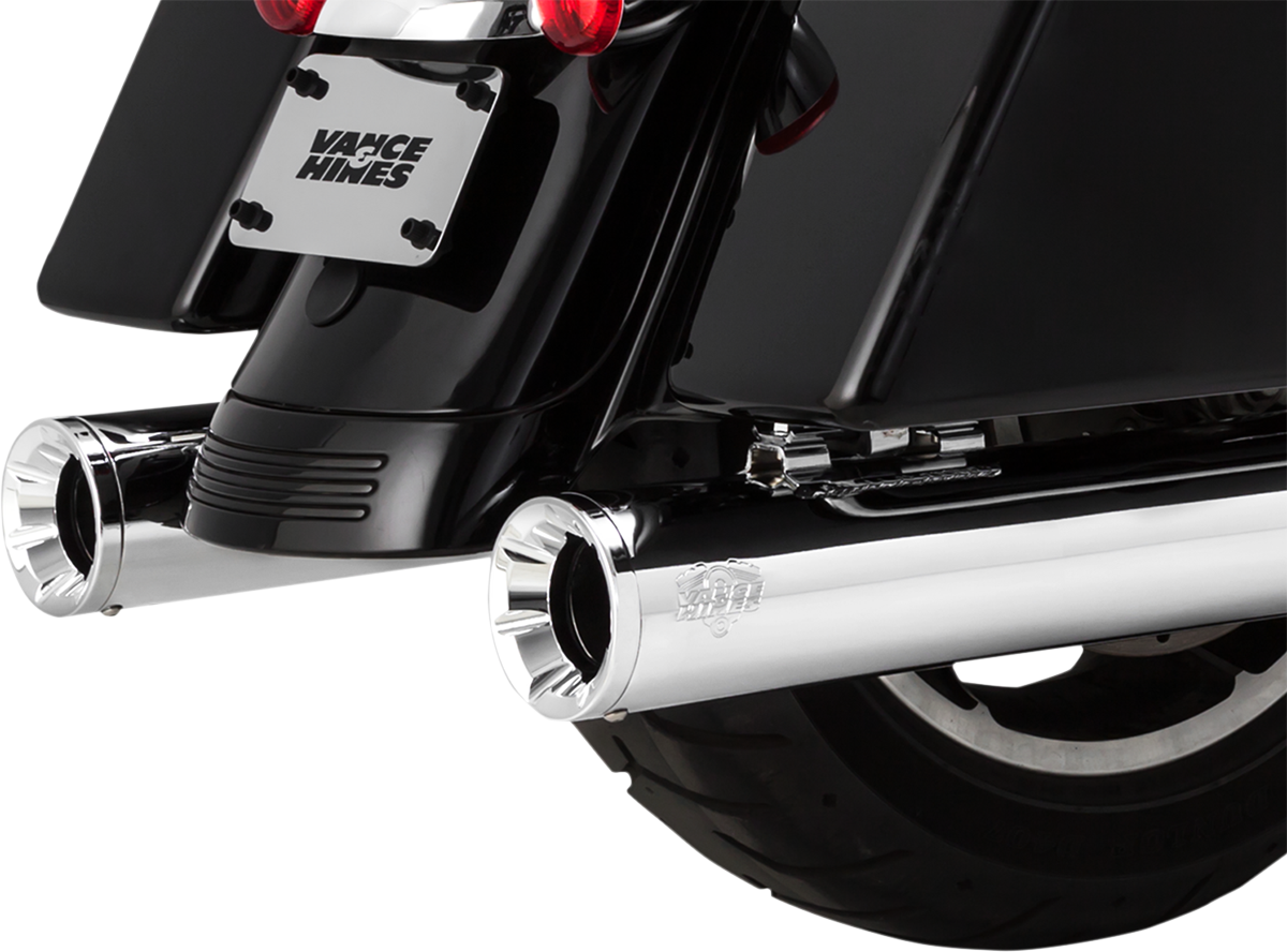 Vance & Hines Eliminator 400 Slip on Mufflers 2017-2024 Harley Touring FLHX FLHR