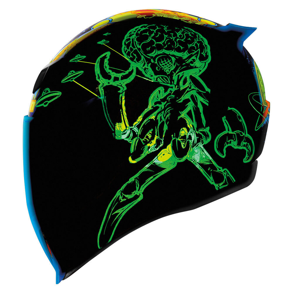 Icon Airflite Bugoid Blitz Unisex Adult Motorcycle Riding Full Face Helmet
