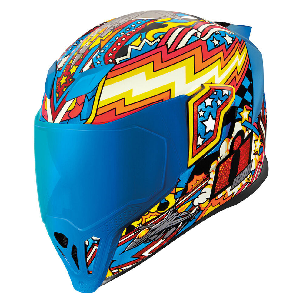 Icon Airflite Flyboy Unisex Adult Motorcycle Street Bike Race Full Face Helmet