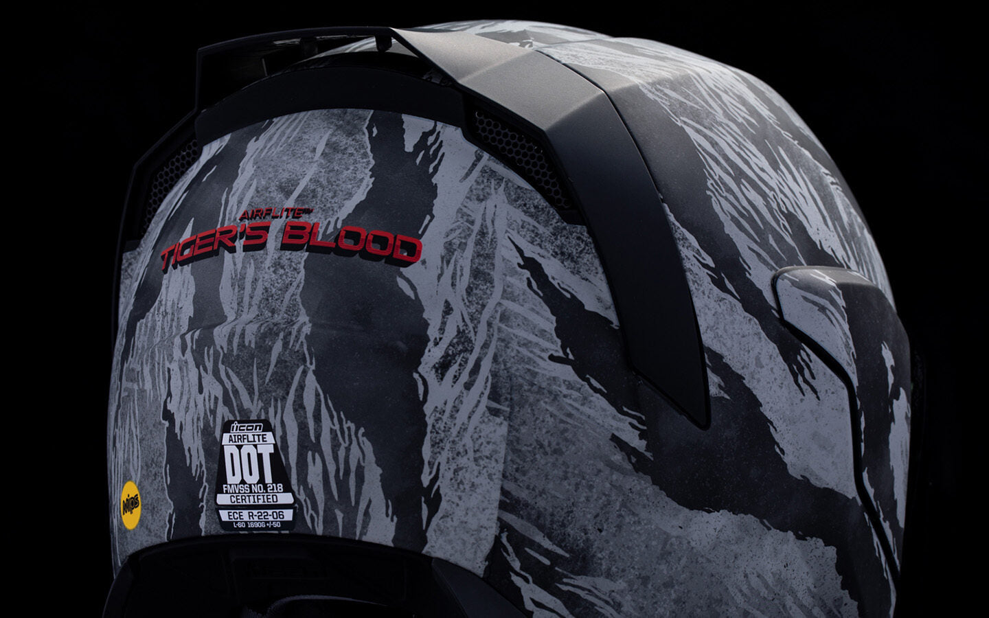 Icon Airflite Tigers Blood MIPS Unisex Adult Motorcycle Street Full Face Helmet