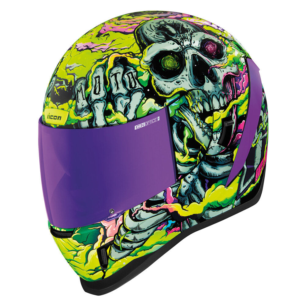 Icon Airform Hippy Dippy Unisex Adult Street Riding Motorcycle Full Face Helmet