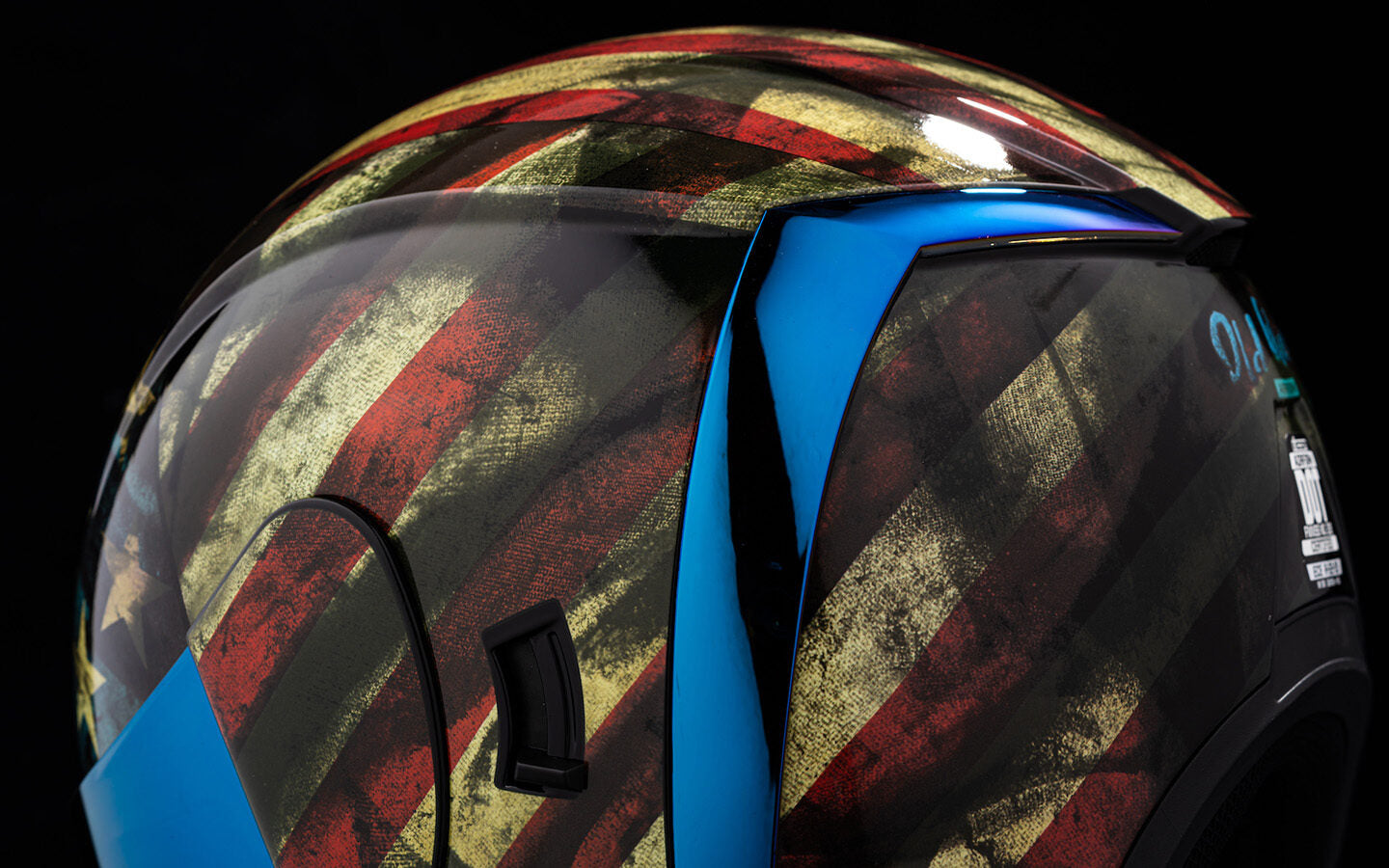 Icon Airform Old Glory Unisex Adult Street Riding Motorcycle Full Face Helmet