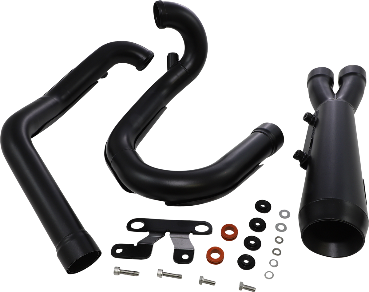 Trask Assault 2:1 Black Exhaust System fits 2007-2017 Harley V-Rod Night Rod