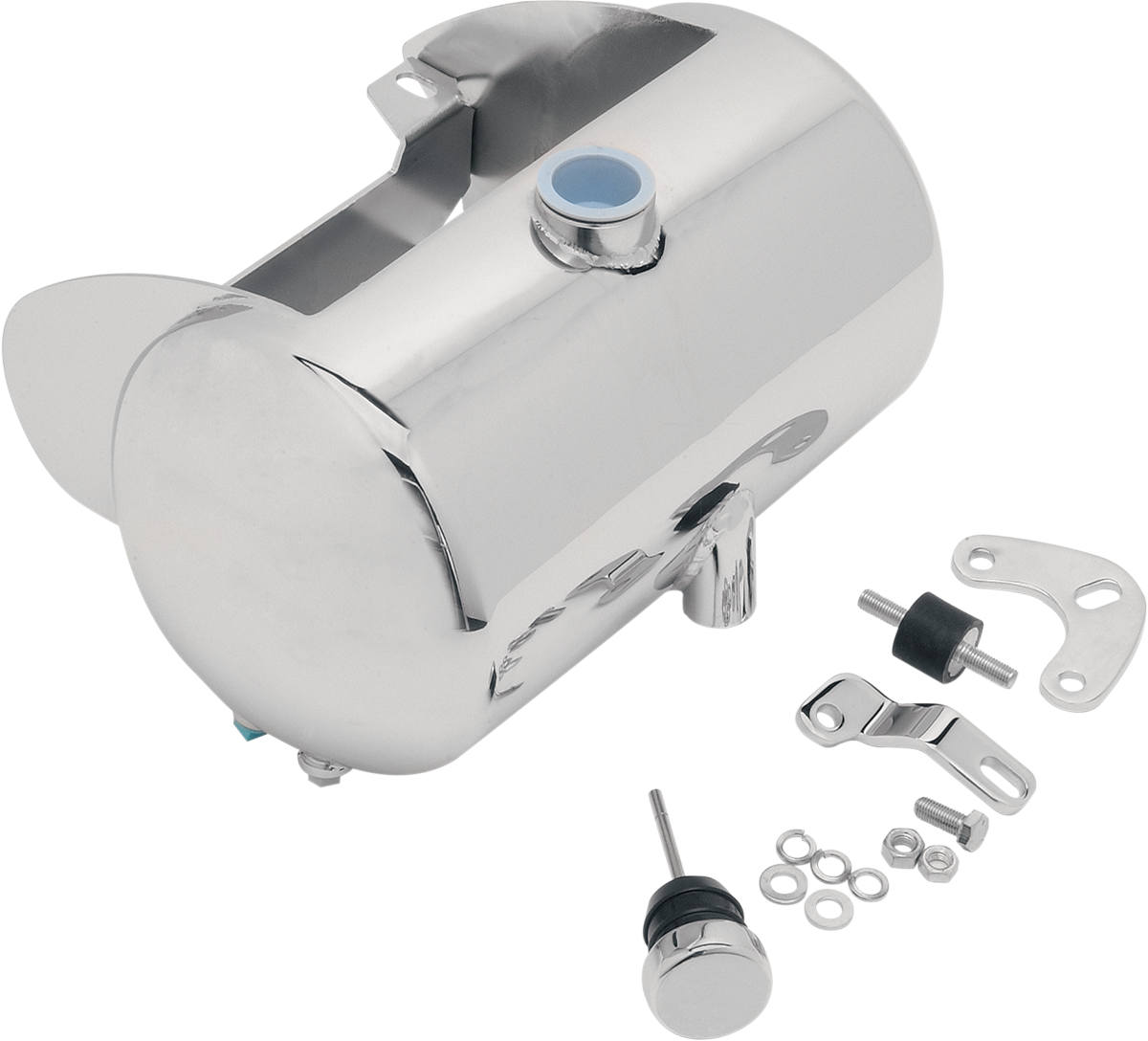 Drag Specialties Chrome Domed Center Fill Oil Tank 1986-1999 Harley Softail FXST