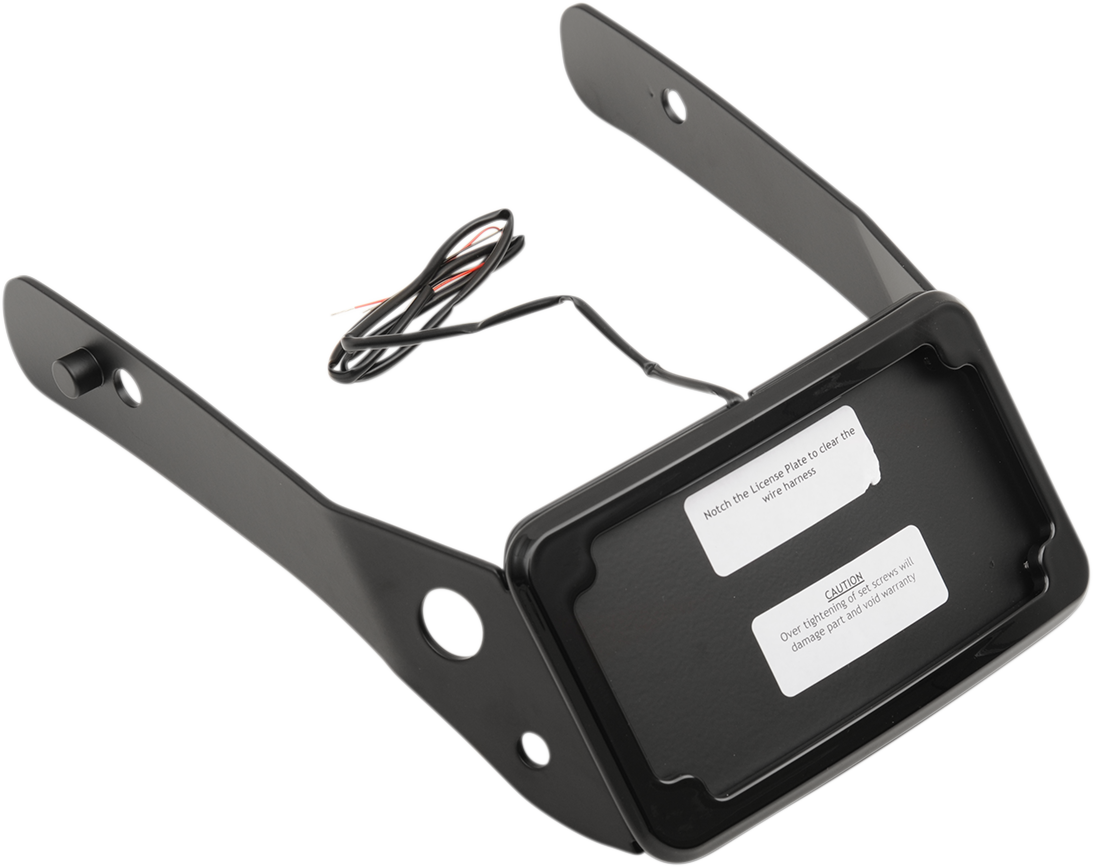 Cycle Visions License Plate Light Frame Mount 2010-2015 Harley Dyna Wide Glide