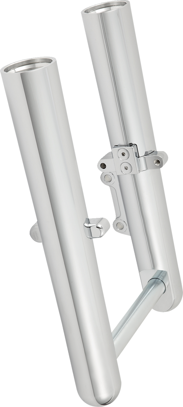 Arlen Ness Hot Legs Chrome Single Disc Smooth Fork Legs 2024-2025 Harley Touring