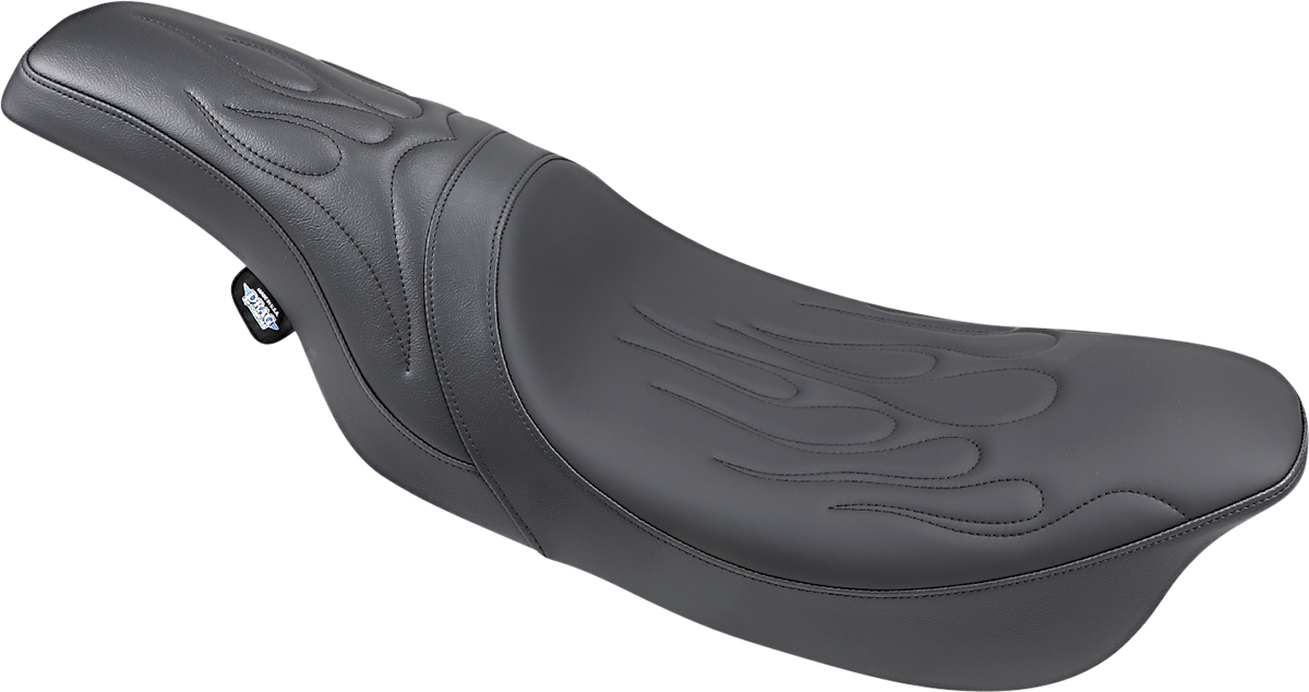 Drag Specialties Predator Flame Stitch Seat fits for 1997-07 Harley Touring FLHR