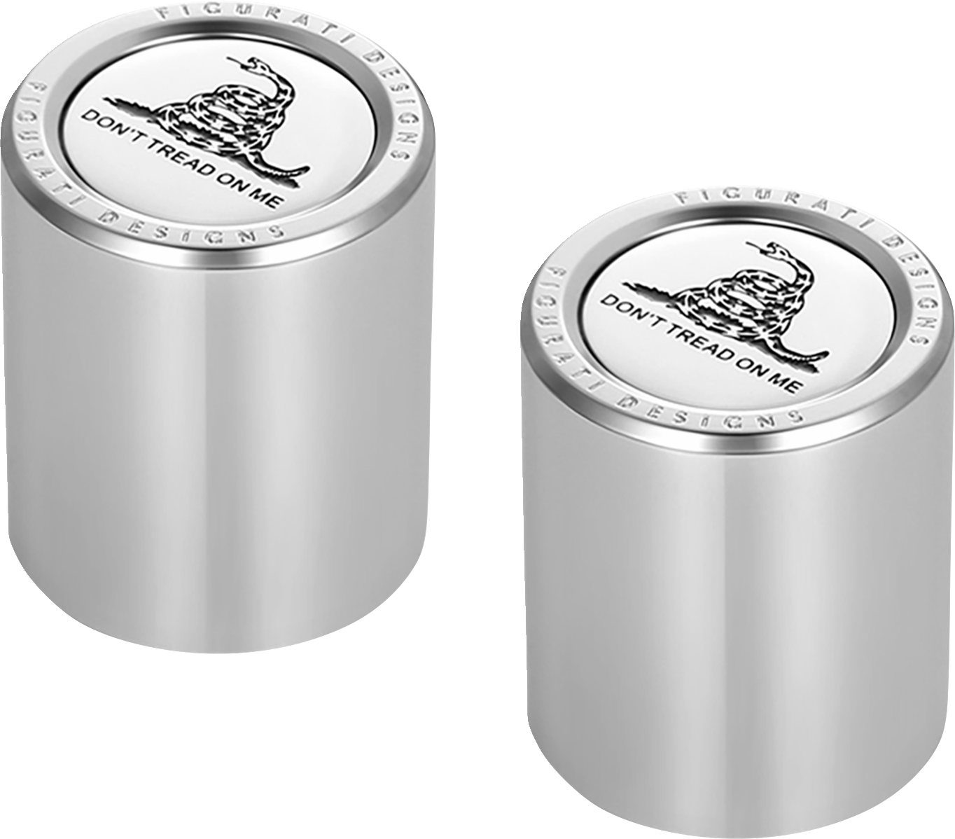 Figurati Don't Tread on Me Short Magnetic Docking Hardware Covers for Harley