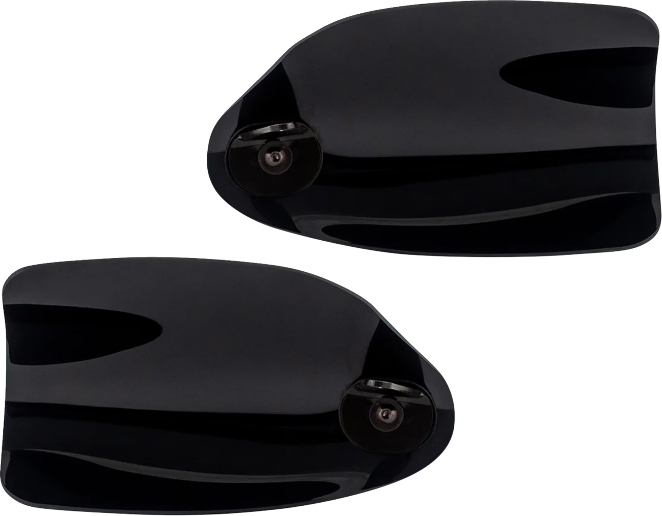 Klock Werks Flare Black Hand Guards fits 2002-2025 Harley Hydraulic Clutch
