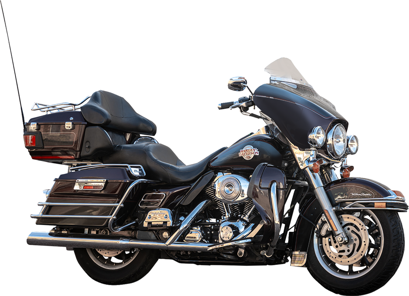 Klock Werks 6.5" Clear Fairing Windshield 1996-2013 Harley Touring Street Glide