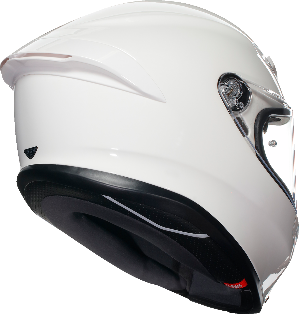 AGV K6 S Solid White Unisex Adult Full Face Street Harley Motorcycle Helmet
