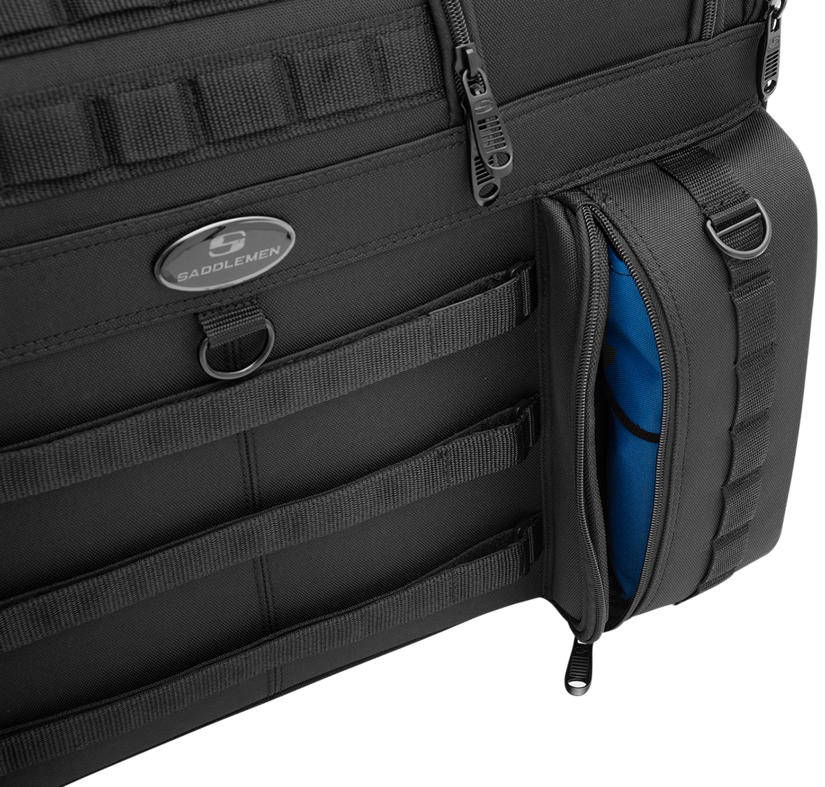 Saddlemen BR4100 Tactical Textile Rear Back Seat Bag Luggage Harley Davidson