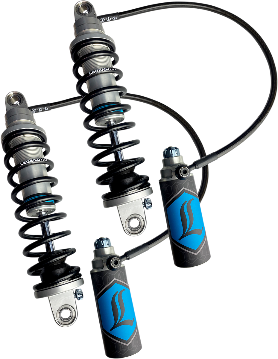 Legend Revo-ARC Remote Reservoir 14" Heavy Duty Shocks 2009-2013 Harley Touring