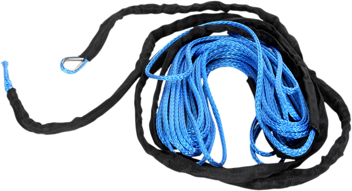 Moose Utility Blue 3/16" x 50' Synthetic Universal ATV Offroad Winch Rope Cable