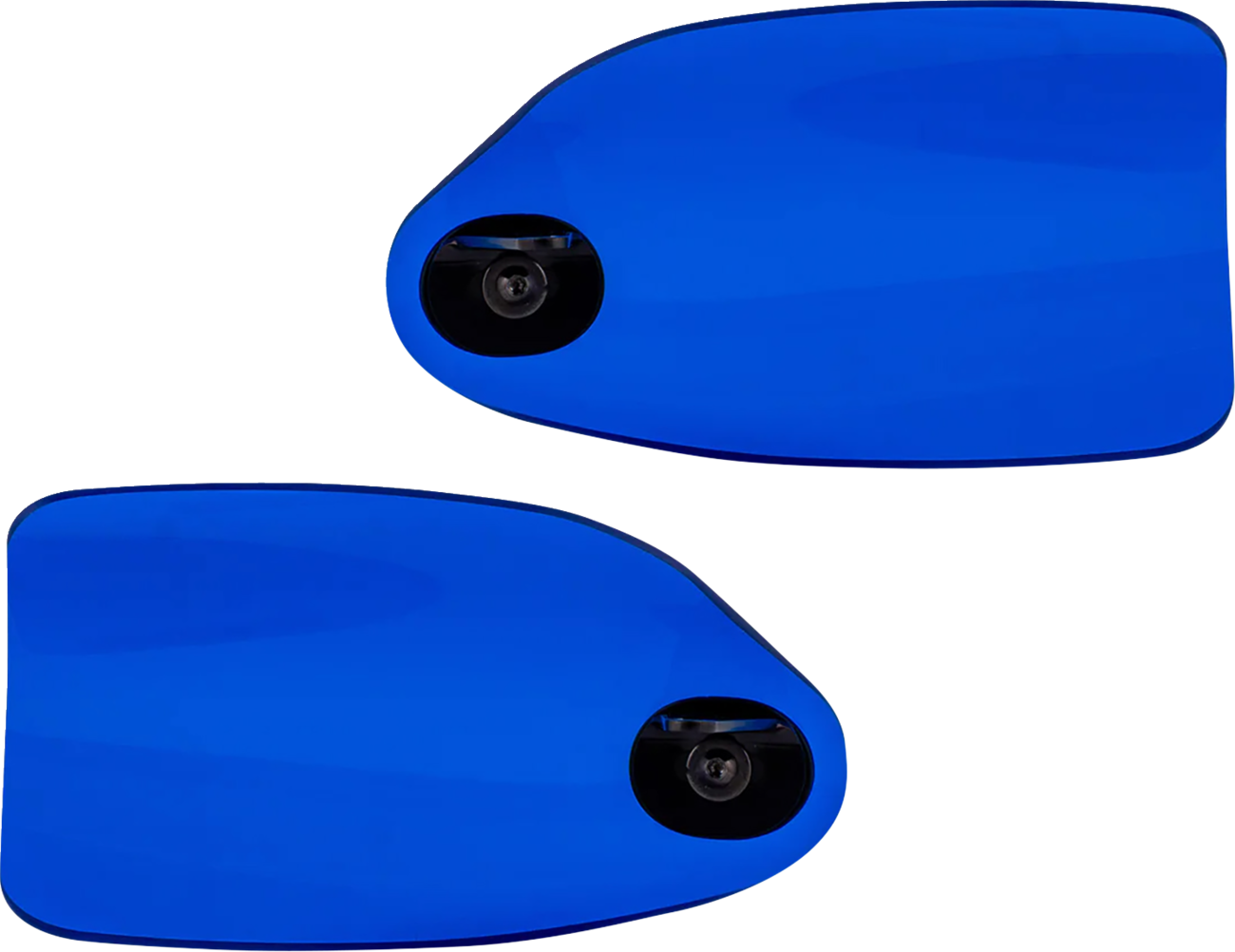 Klock Werks Flare Blue Hand Guards fits 2002-2025 Harley Hydraulic Clutch