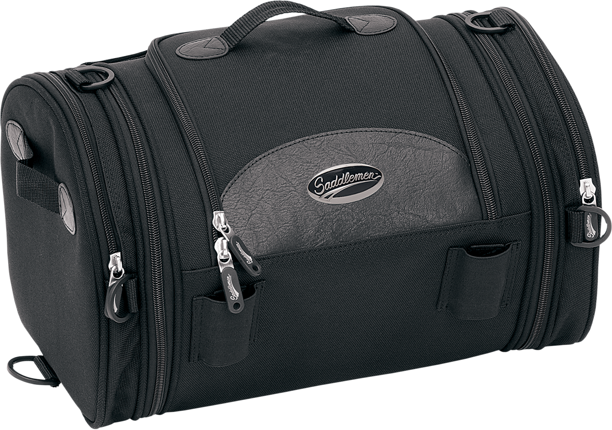 Saddlemen R1300LXE Motorcycle Deluxe Roll Bag Sissy Bar Luggage fits Harley