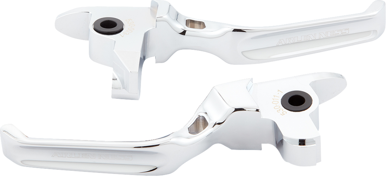 Arlen Ness Chrome Method Hand Clutch Brake Levers 2018-22 Harley Softail 530-023
