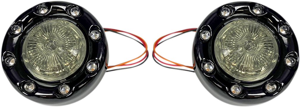 Custom Dynamics Probeam Smoke 1157 LED Rear Bullet Turn Signals 2007-2024 Harley