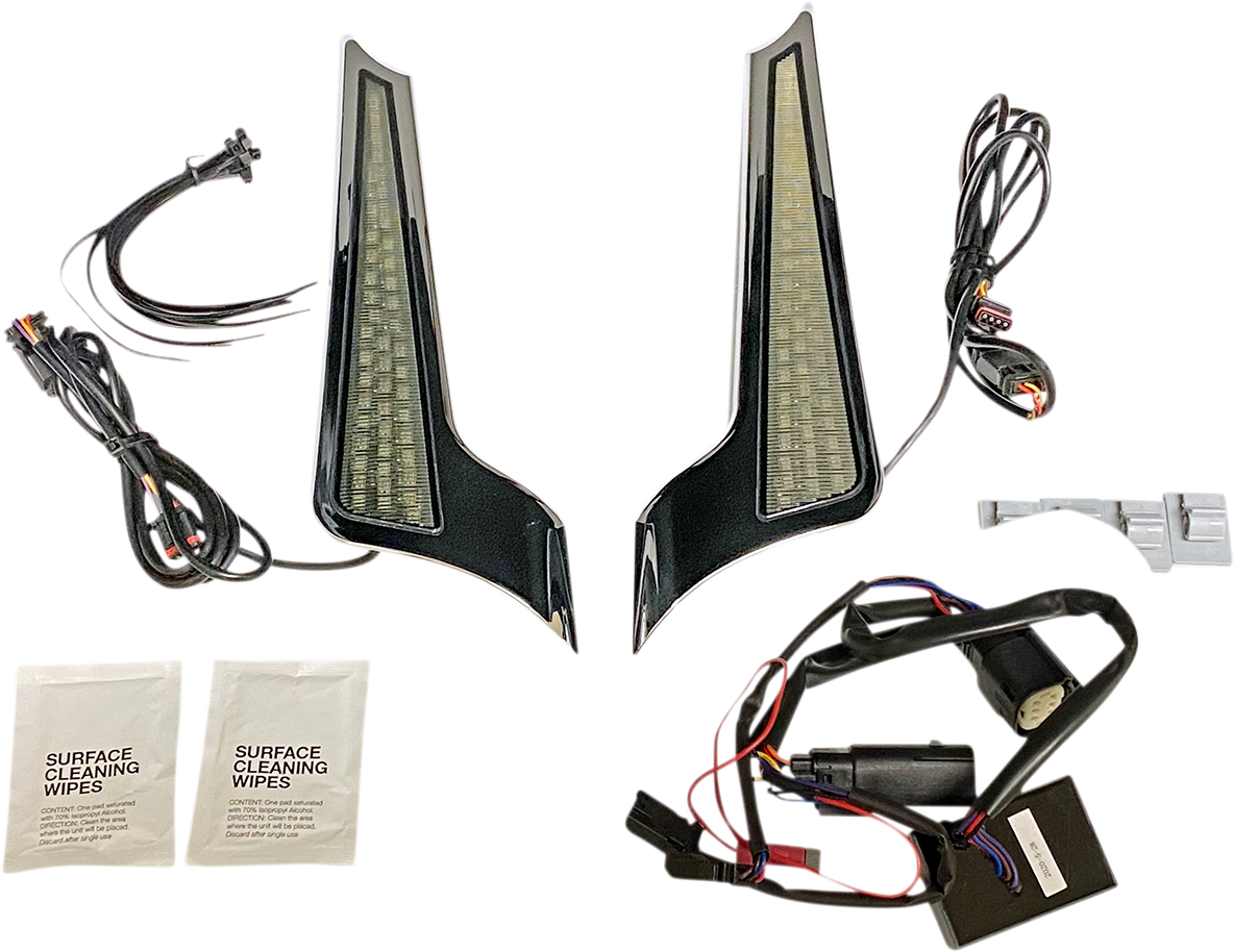 Custom Dynamics Dual Color Fascia LED Panel Lights 2014-2024 Harley Touring FLHX