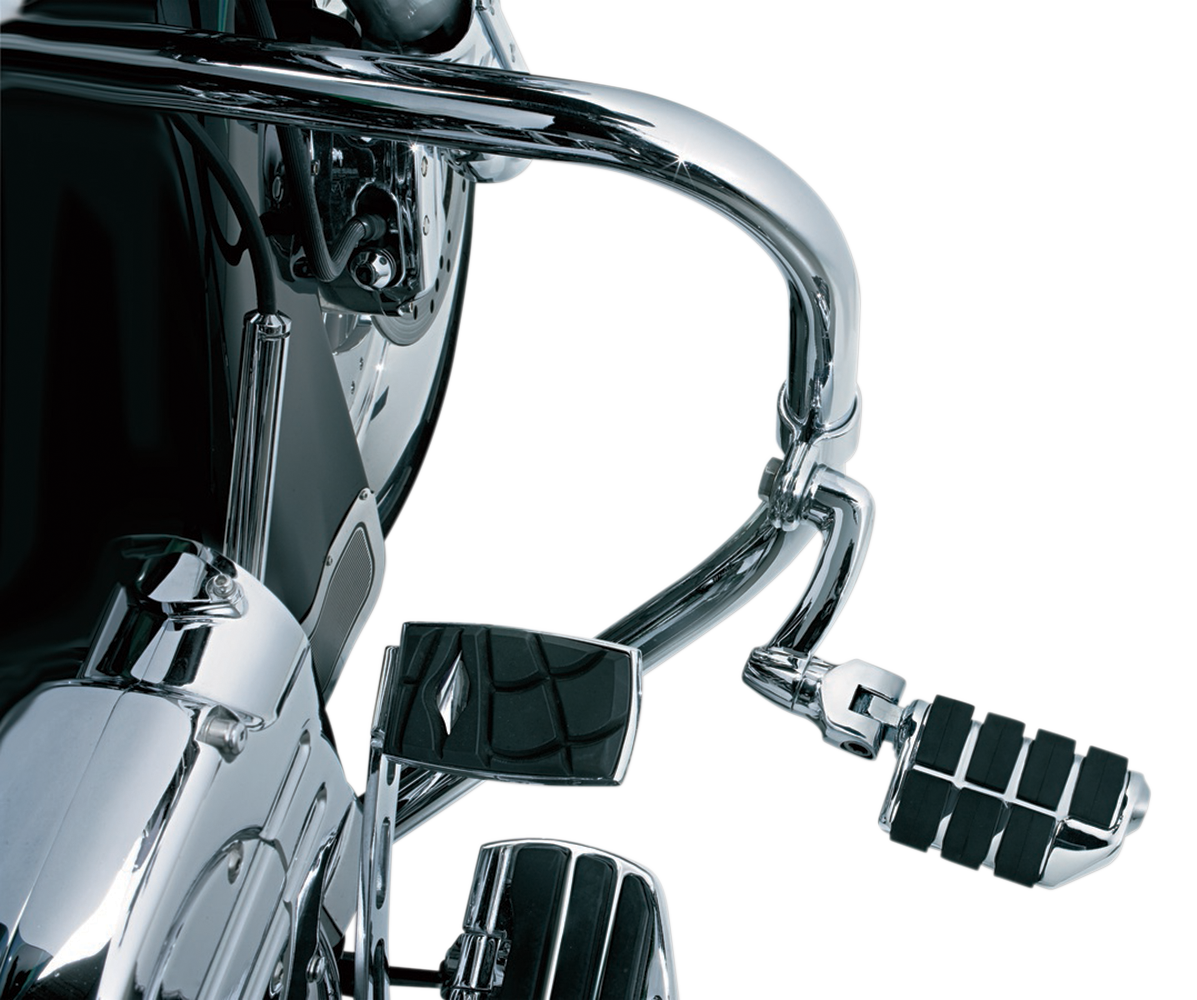 Kuryakyn Longhorn 1-1/4" Adjustable Offset Clamp-On Highway Foot Pegs Harley