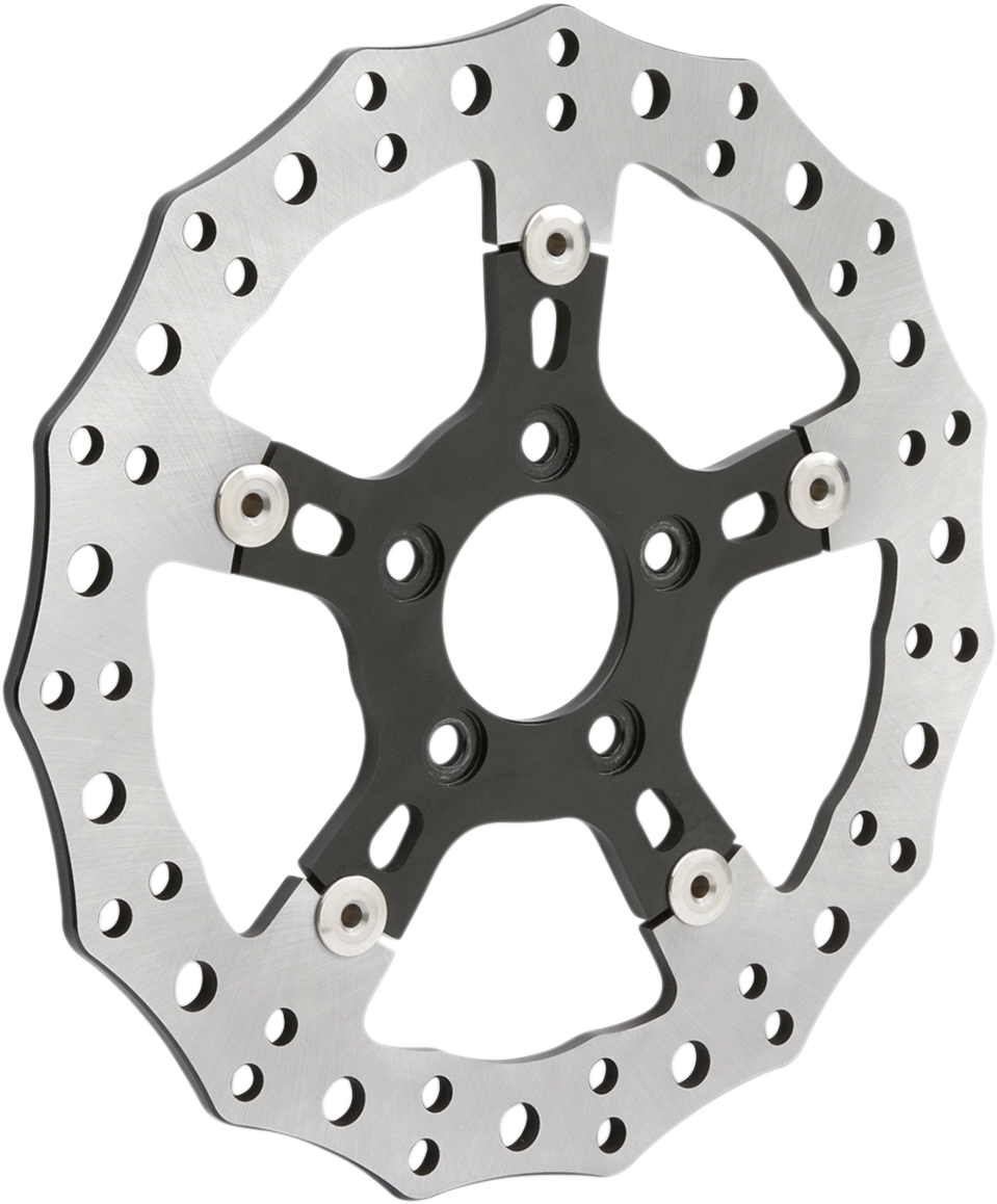 Arlen Ness Jagged 11.8 Floating Front Brake Rotor 06-17 Harley Softail Touring