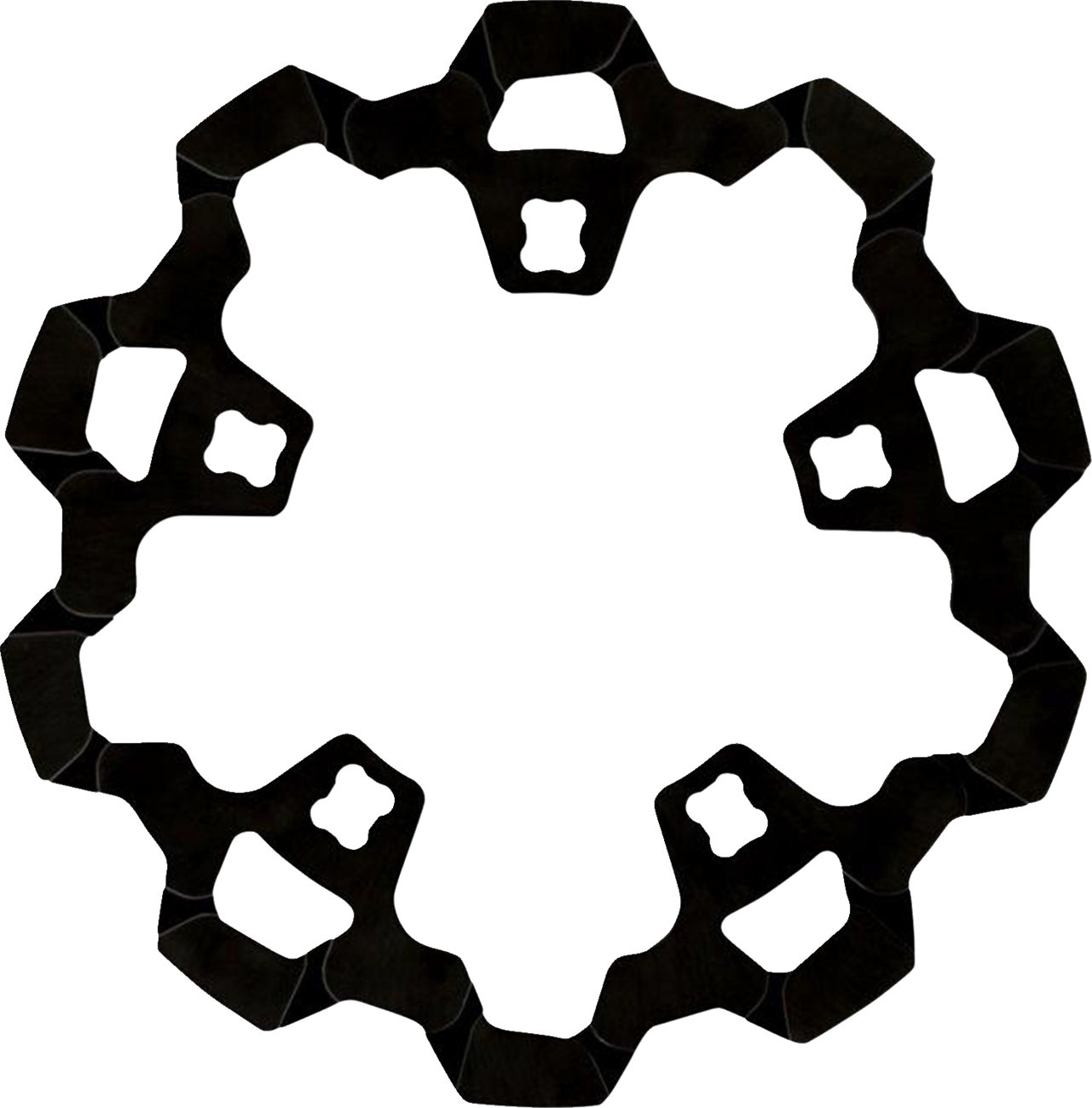 Lyndall Racing Enforcer Black Front Brake Rotor for 2014-2023 Harley Davidson
